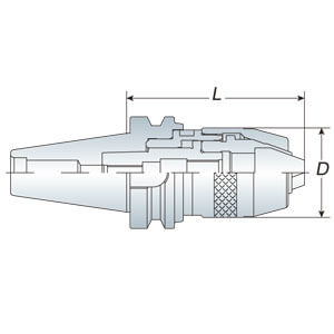 Specifications of BT APU Drill Chuck Holders